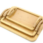 3'lü Bambu Tepsi Model 3