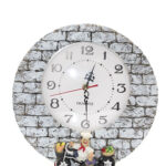 Aşçı Tasarımlı Polyester Duvar Saati Model 1