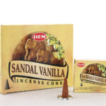 Sandal Vanilla Aromalı Konik Tütsü