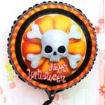 Halloween Kuru Kafa Folyo Balon 18 inç