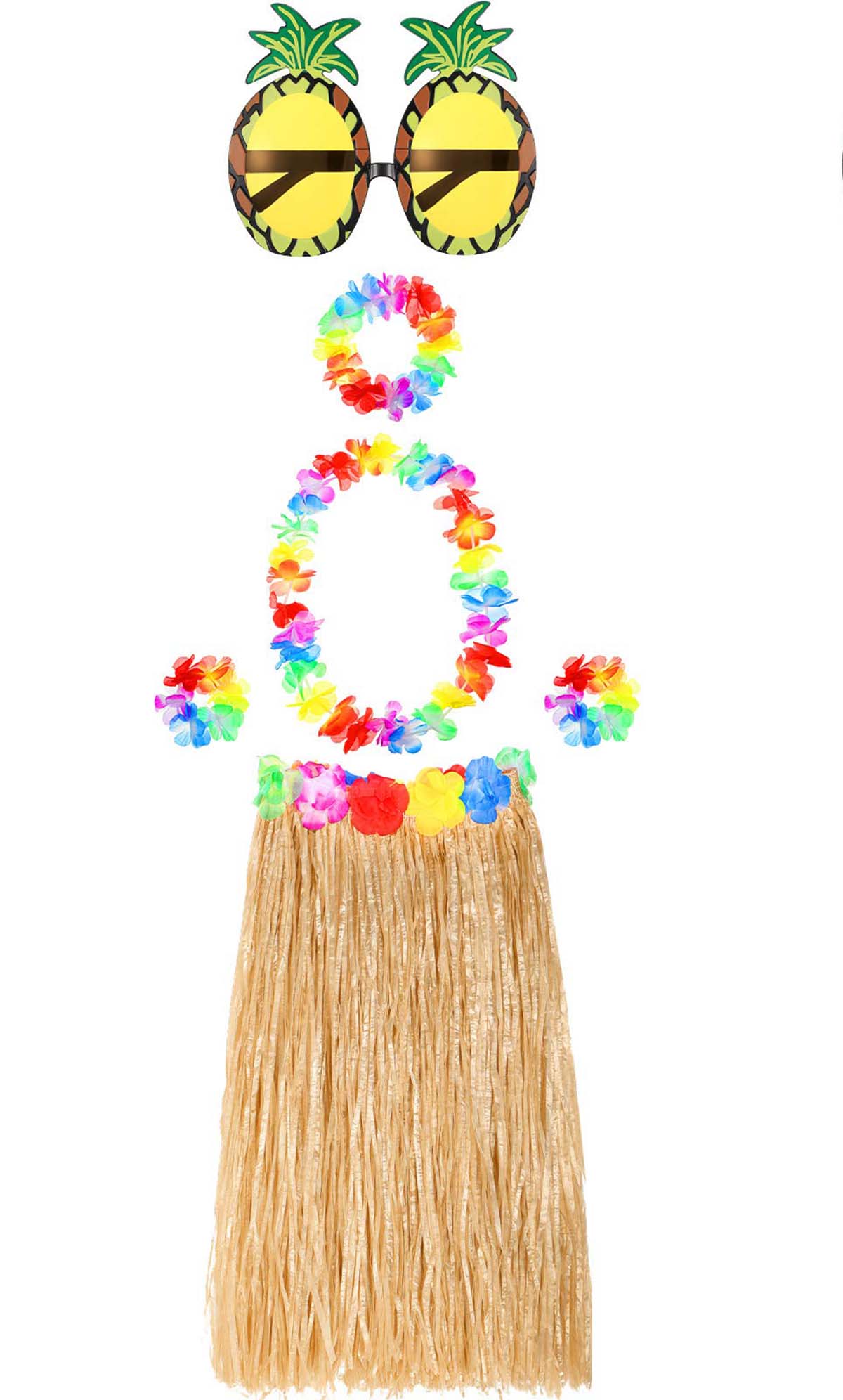 Çiçekli Aksesuarlar ve Ananas Gözlük