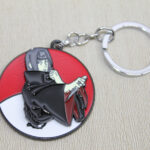 Metal Dönen Itachi Uchiha Anahtarlık