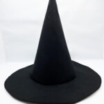 Siyah Renk Keçe Cadı Şapkası