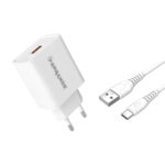 22W USB-A Başlık - Type-C Data Ve Şarj USB Kablosu