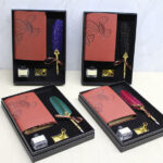 Deri Defterli Divit Hokka Seti Model 2