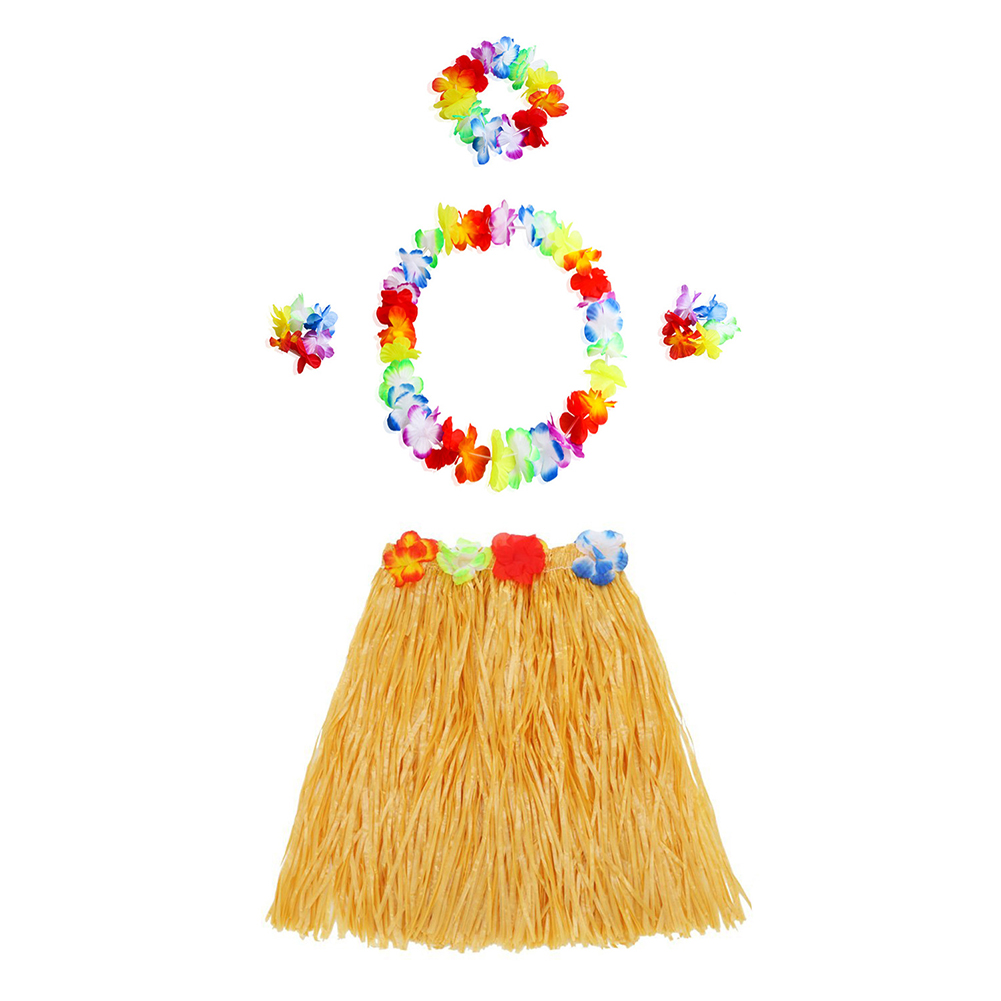 Turuncu Hawaii Seti - Kolye