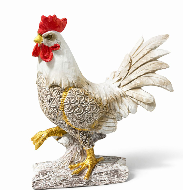 Özel Tasarım Polyester Horoz Figürü