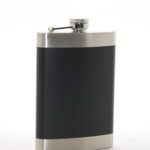 Paslanmaz Çelik Tekli 9 Oz Matara Siyah Renk