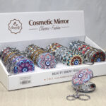 Taşlı El Aynası Anahtarlık Model 2