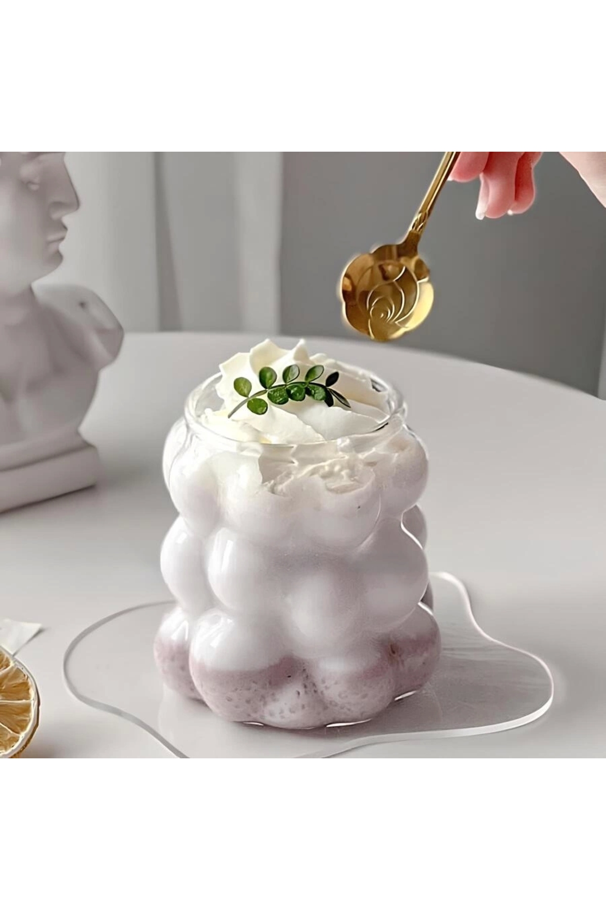 Borosilikat Bubble Bardak - Görsel 2
