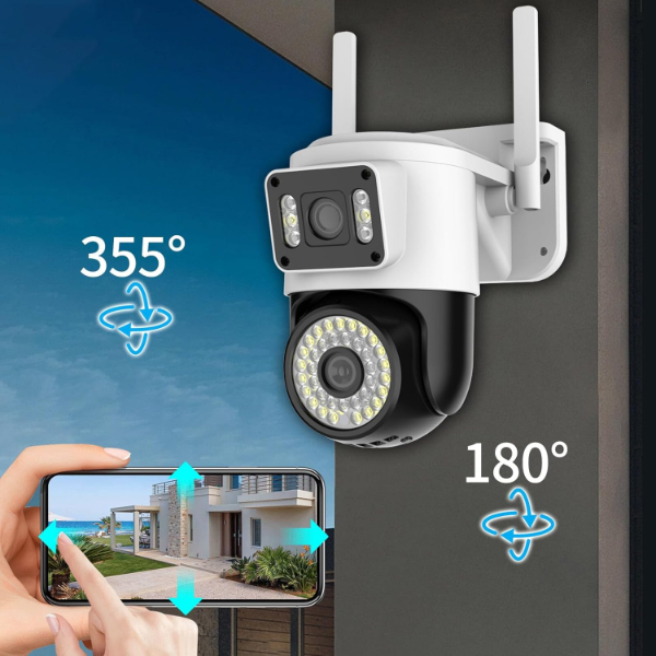 Çift Lensli Dış Mekan Wi-Fi Kamera - Görsel 2