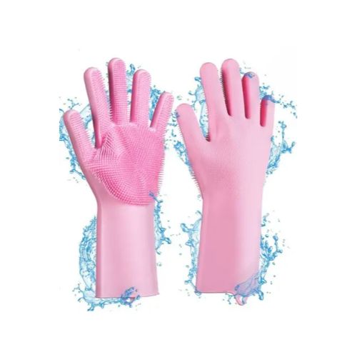 Sihirli Isıya Dayanıklı Silikon Çok Amaçlı Bulaşık Eldiven Fırçası Magic Gloves - Görsel 2