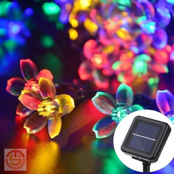 Solar Çiçekli RGB Dekorasyon Lambası - Görsel 2